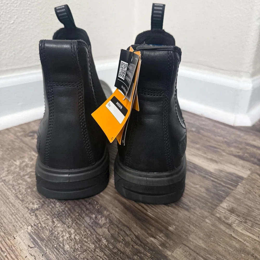 Ariat Turbo Chelsea H2O Mens Black Waterproof Work Boots Soft Toe 11D 10060896